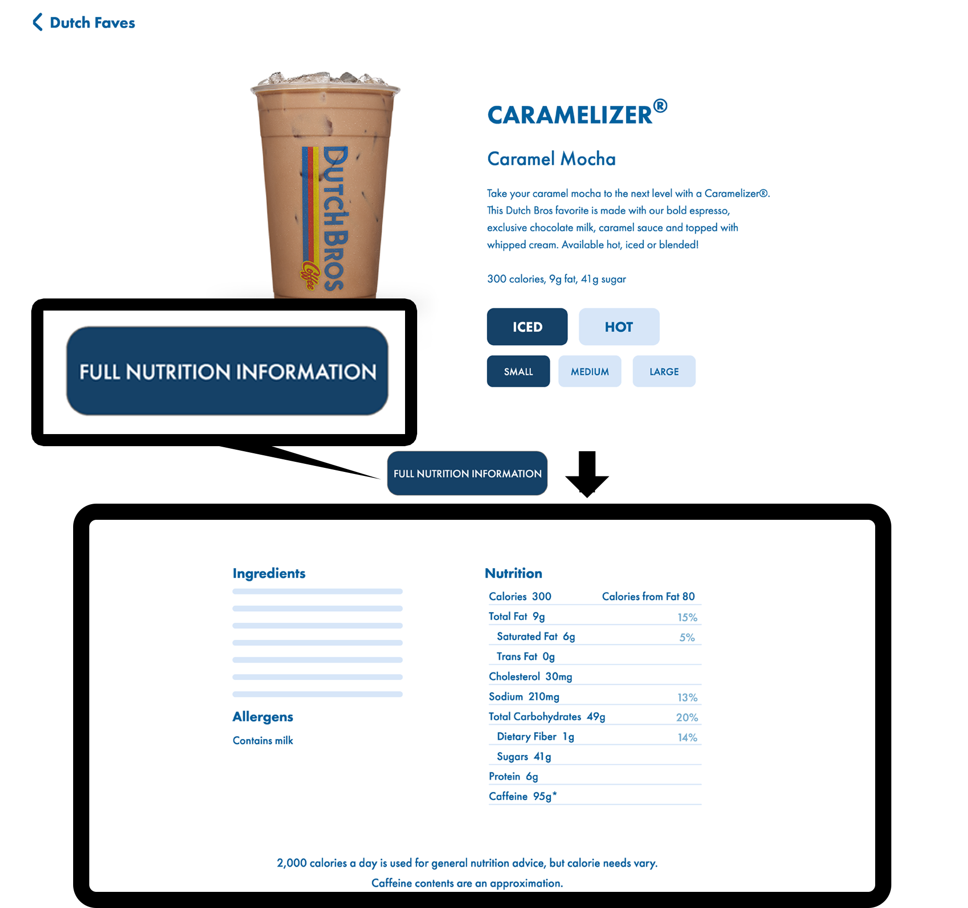 Screenshot of an edited version of the above screenshot. It features new options for selecting buttons underneath the Caramelizer.